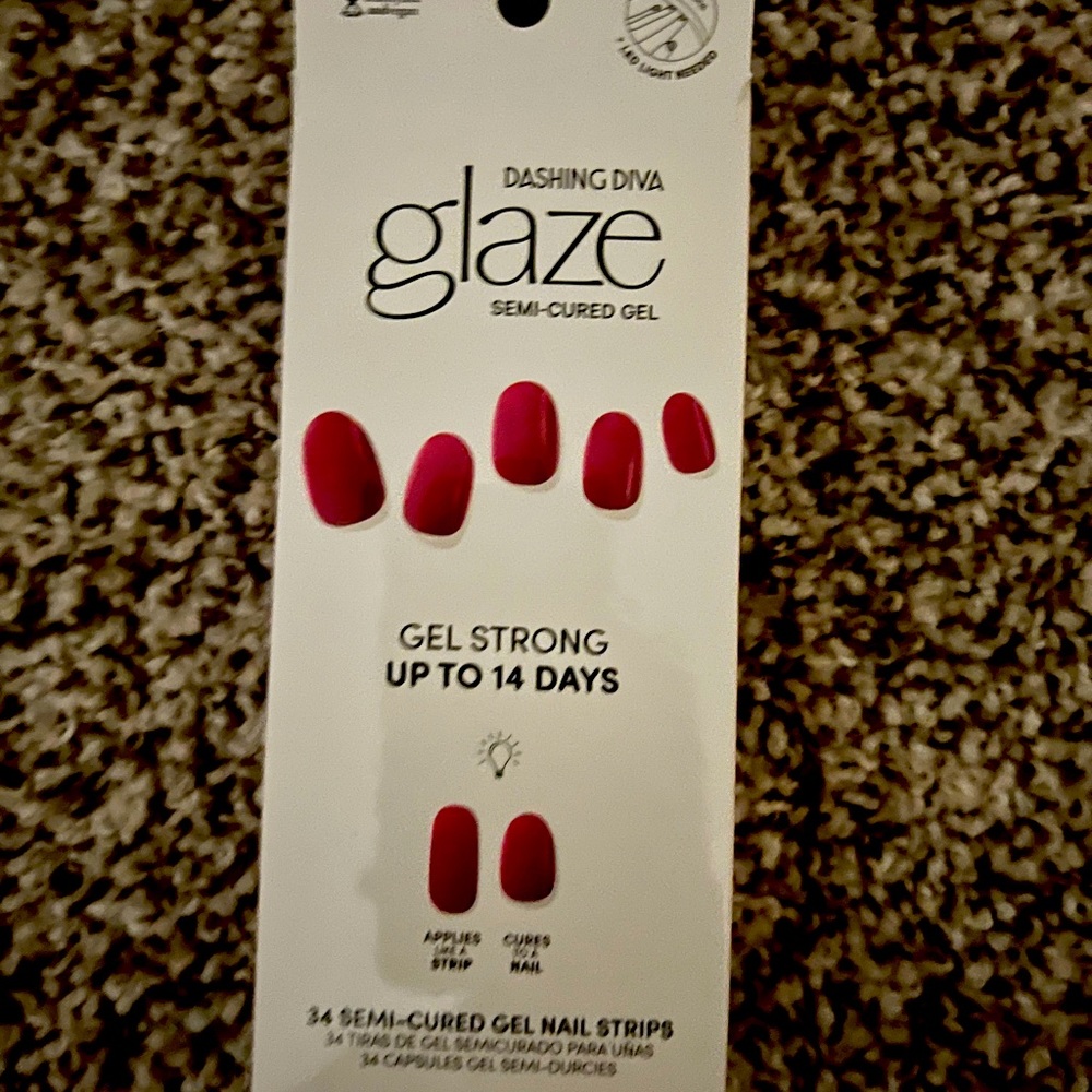 Semi cured gel nail strips -